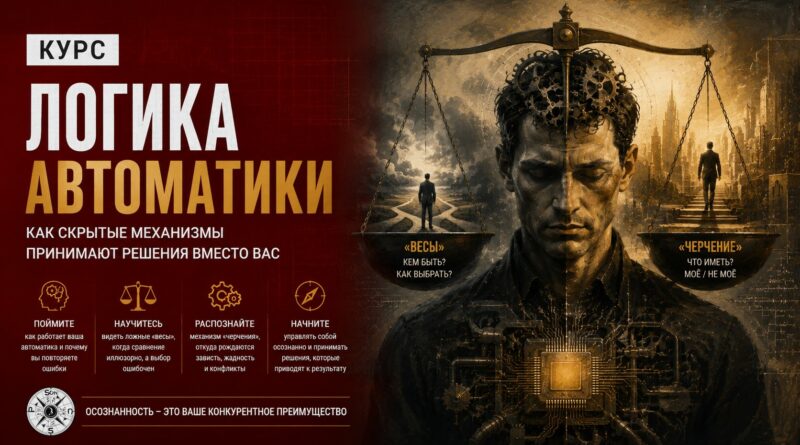 Курс «ЛОГИКА АВТОМАТИКИ» — Курс о скрытых механизмах, которые принимают решения вместо вас Курс «ЛОГИКА АВТОМАТИКИ» — Курс о скрытых механизмах, которые принимают решения вместо вас
