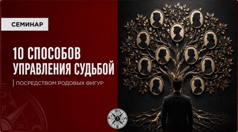 10 СПОСОБОВ УПРАВЛЕНИЯ СУДЬБОЙ ПОСРЕДСТВОМ РОДОВЫХ ФИГУР 10 СПОСОБОВ УПРАВЛЕНИЯ СУДЬБОЙ ПОСРЕДСТВОМ РОДОВЫХ ФИГУР
