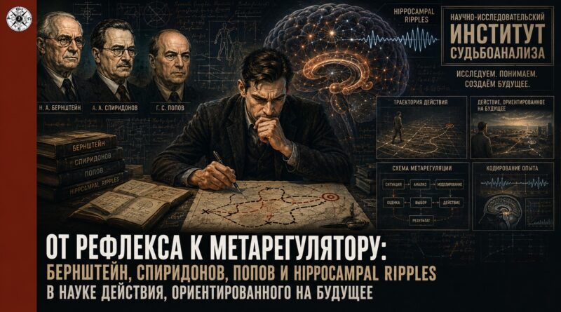 От рефлекса к метарегулятору: Бернштейн, Спиридонов, Попов и hippocampal ripples в науке действия, ориентированного на будущее
