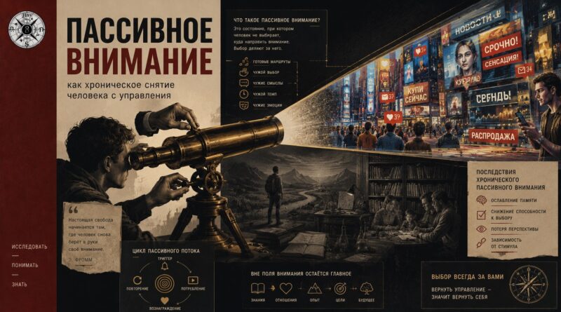 Пассивное внимание как хроническое снятие человека с управления